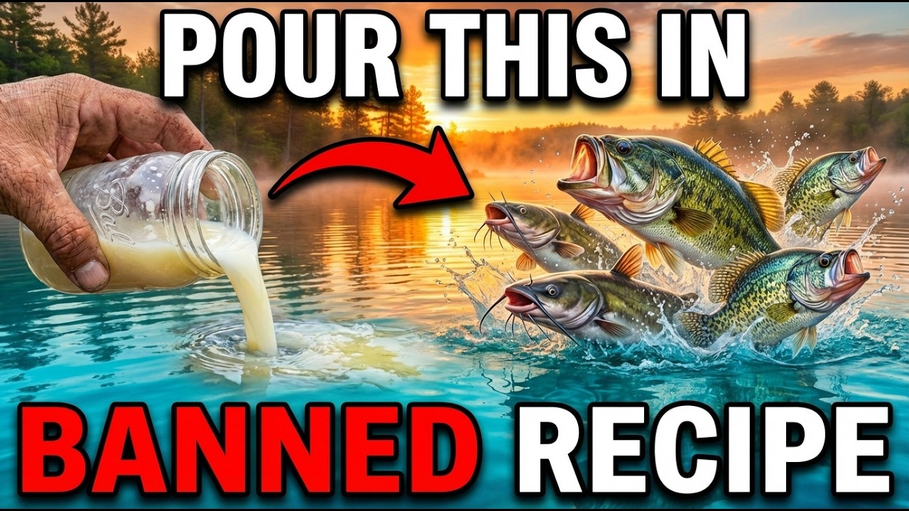 Pour This in the Water From Shore and Fish Go CRAZY — BANNED in Every Tournament