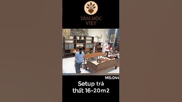 TRÀ THẤT 16–20m²  | Không gian tiếp khách – nghỉ ngơi – đọc sách trong cùng một phòng | Tâm Mộc Việt