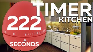 222 seconds Cooking timer | 3min 42sec Egg TIMER