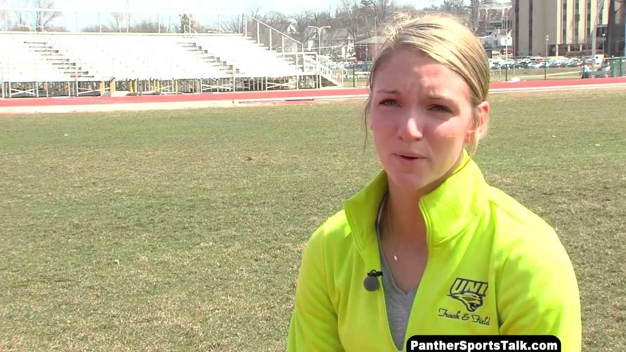 Paige Knodle, UNI Track & Field heptathlete/pentathlete - YouTube