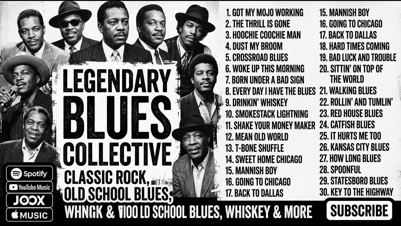 Jimi Hendrix, SRV, ZZ Top, Led Zeppelin, ACDC 🎸🔥 Classic Blues