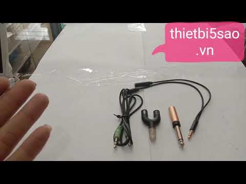 Video Dây cáp Audio,giắc chuyển đổi âm thanh,cổng 3.5,6.5 - youtube