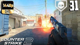 CS2 31 Kills On Dust 2 Competitive Full Gameplay #16! (No Commentary)