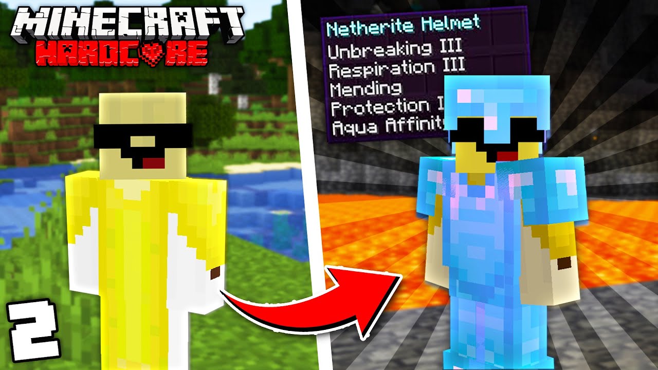 Getting FULL ENCHANTED DIAMOND ARMOR In Hardcore Minecraft... (Episode ...