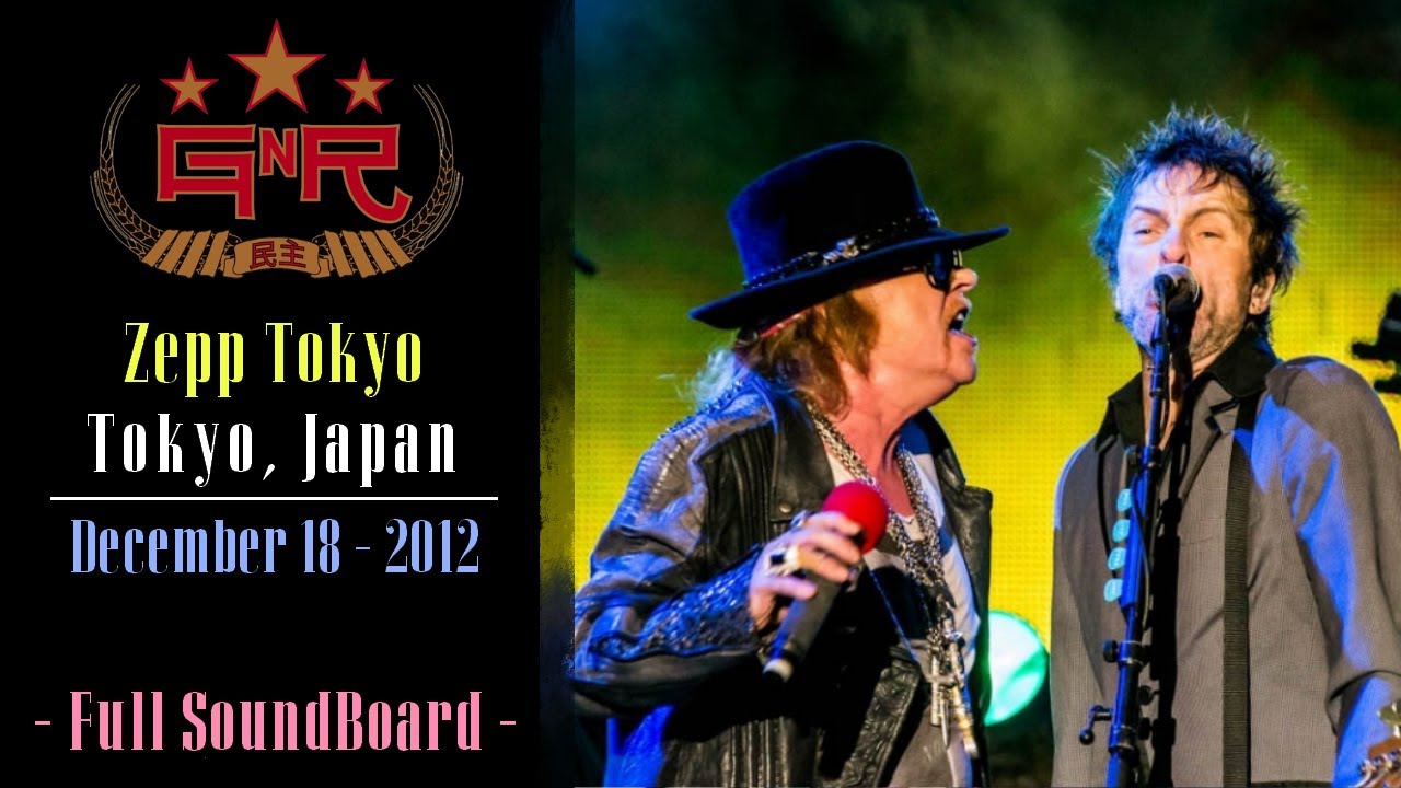 Guns N' Roses ガンズ・アンド・ローゼス&frasl;Tokyo,Japan 12.18.2012 Complete IEM Matrix  Edition