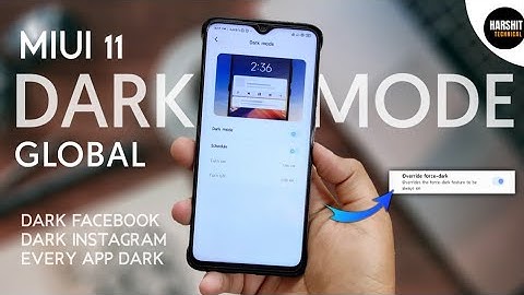 Enable Force Dark Mode Every App in MIUI 11 | New MIUI Hidden Setting | Enable Facebook Dark Mode 🔥