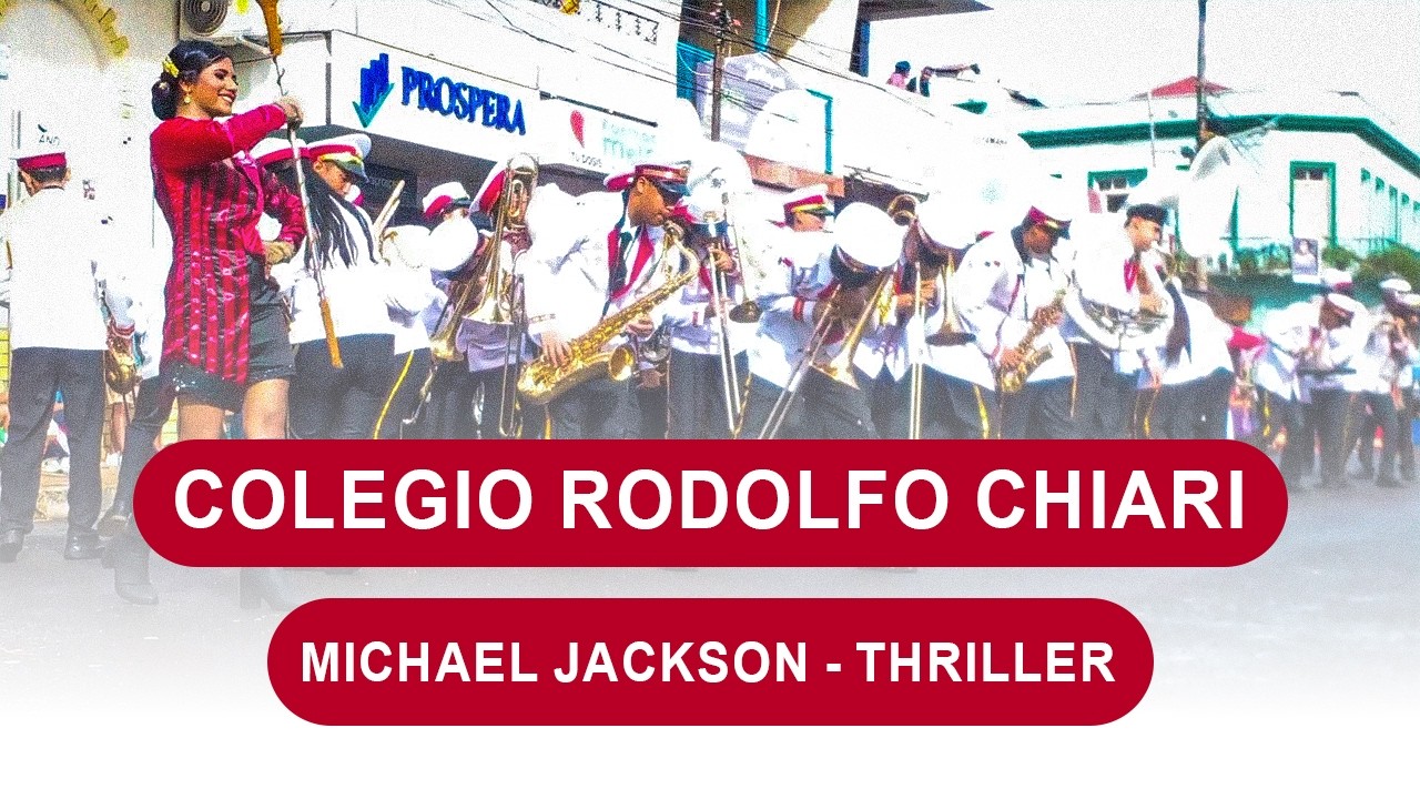 Banda del Colegio Rodolfo Chiari sorprende en Chitré con 'Thriller' de Michael Jackson