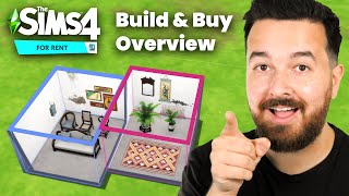 The Sims 4 For Rent Build Buy Overview!