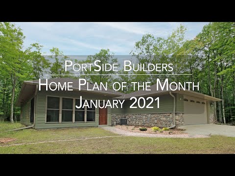 Home Tour of Custom Designed Ranch Style Home - PortSide Builders January 2021