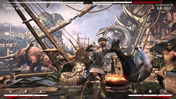 Sonya MKX Demolition 48% one-bar corner combo