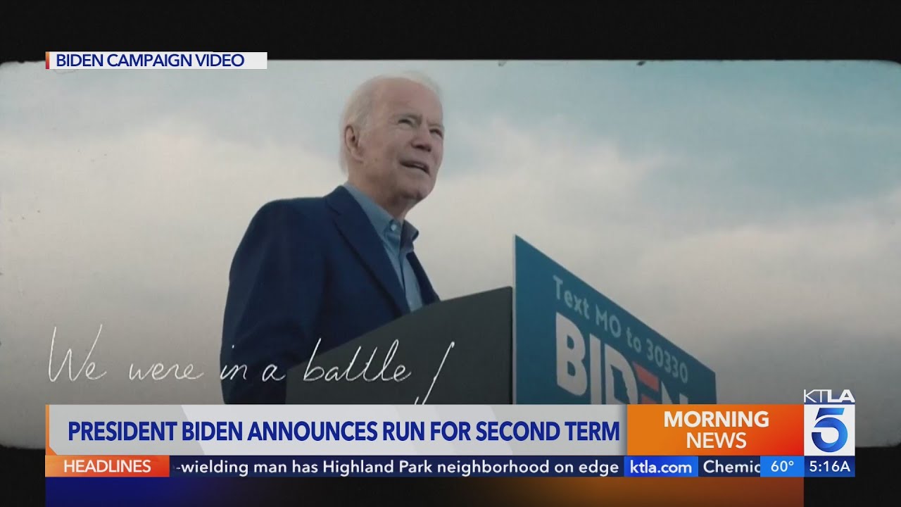 Biden announces 2024 reelection bid - YouTube