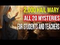 2000 hail mary rosary for students and teachers