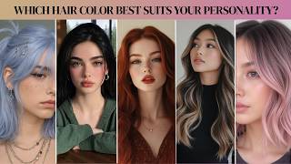 Which Hair Color Suits Your Personality | Pick One Personality Test
