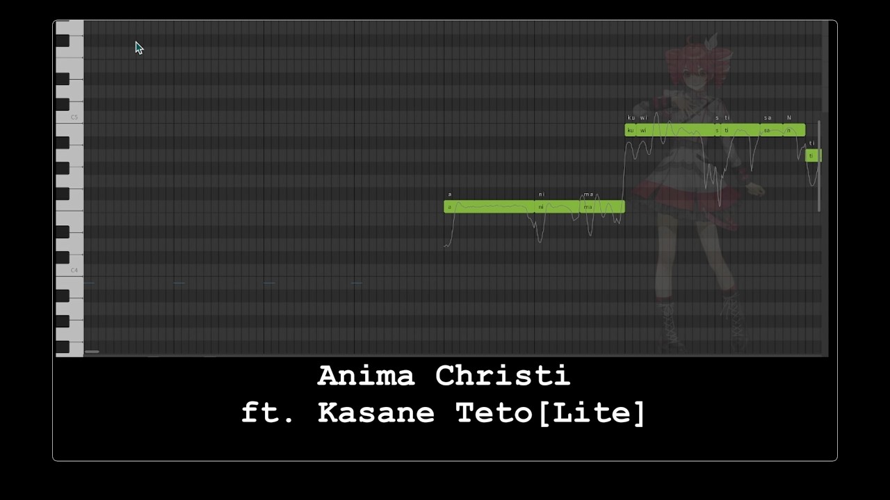 【Synthesizer V】Anima Christi  - ft. Kasane Teto [Lite]