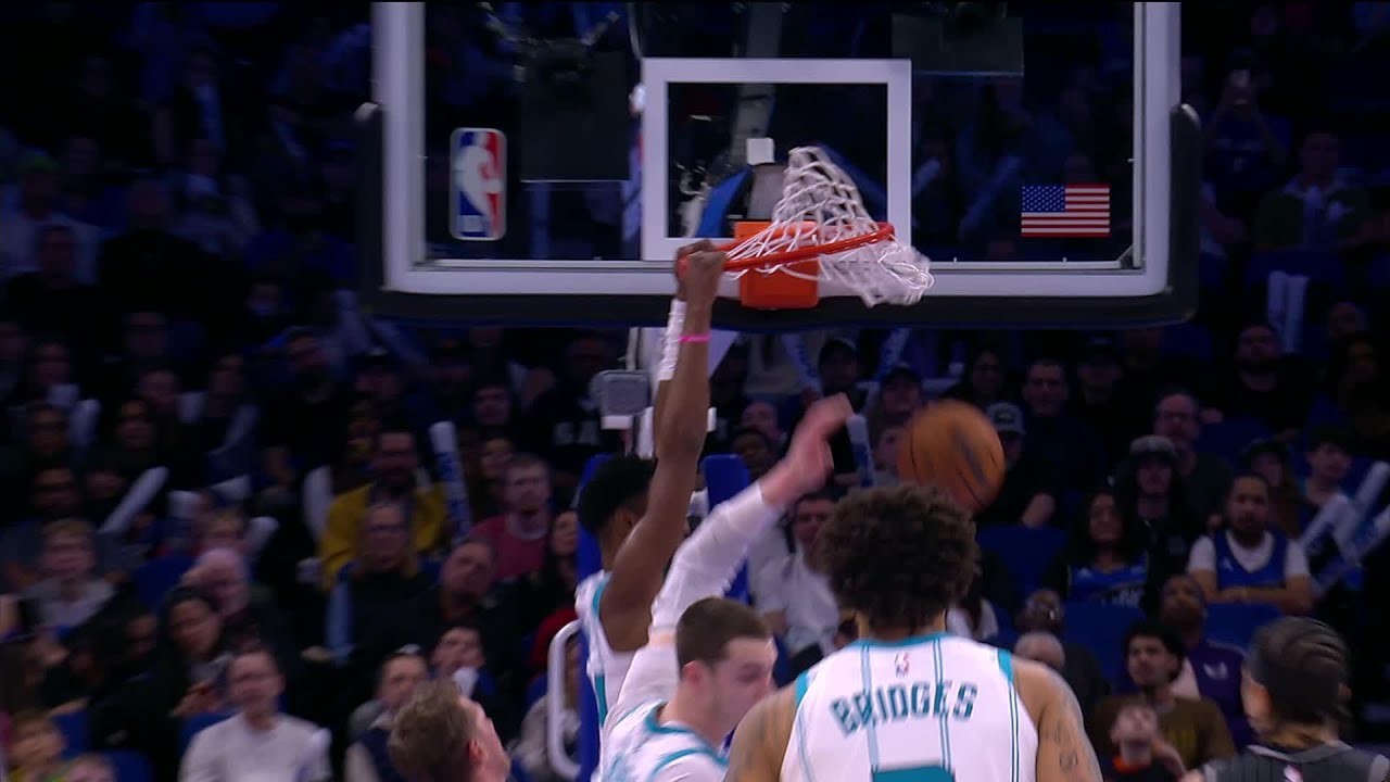 Brandon Miller slams it home