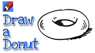 draw doughnut easy beginners