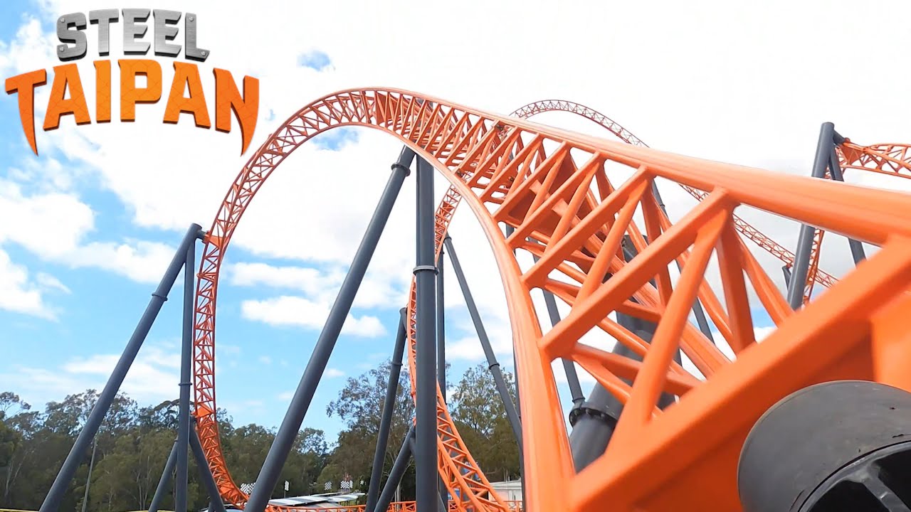 POV Steel Taipan at Dreamworld Austrailia (New For 2021 Roller Coaster