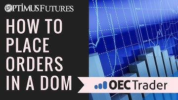 OEC Trader - How to Place Orders in a DOM Chart | Optimus Futures