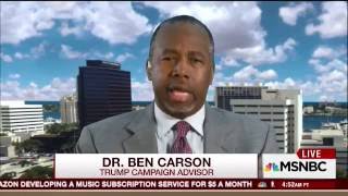 Dr. Ben Carson Thinks Both Elderly Candidates Should Disclose Current Health Records