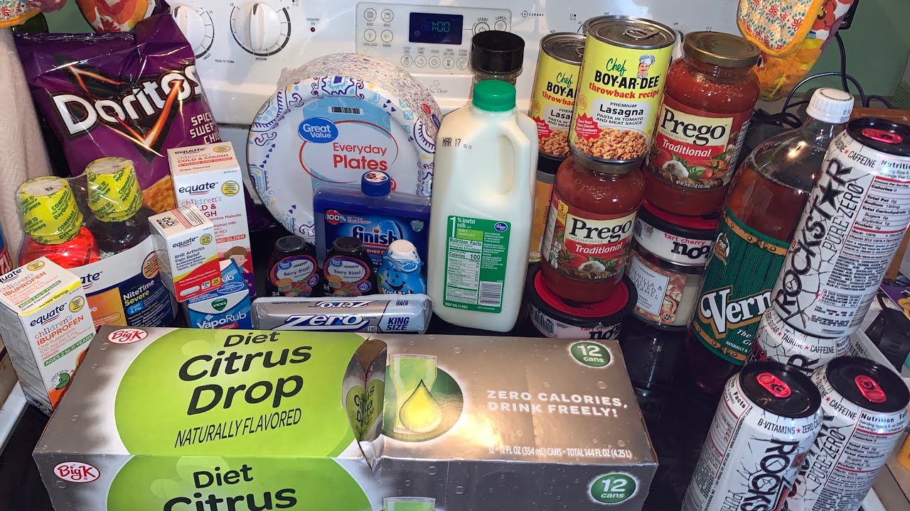 Walmart And Kroger Grocery Haul YouTube