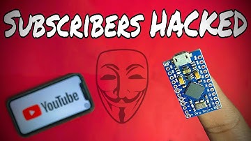 YouTube subscribers hacked using Arduino 🔥🤯 | Arduino Pro Micro | Aalonfernz