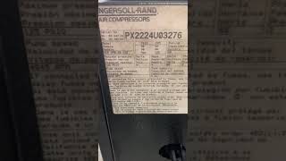 30 HP Ingersoll Rand Demonstration Video