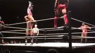 Cesaro Delayed Vertical Suplex While Doing Squats And Making A Tag