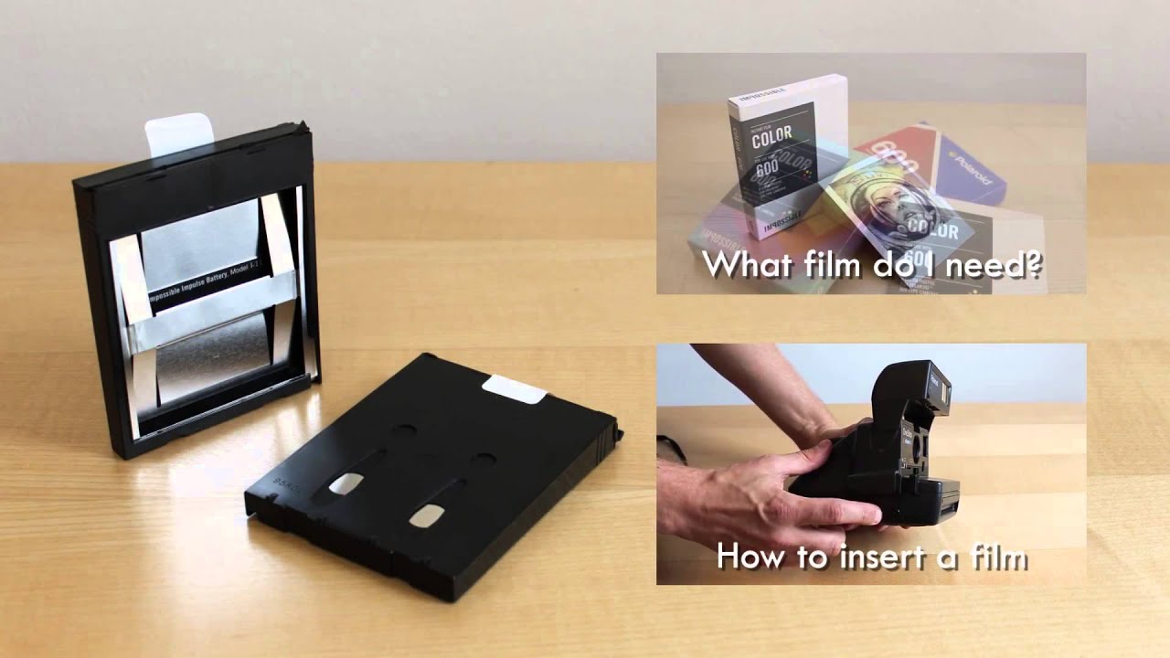 What Battery Do I Need? - Tutorial: How To Use A Polaroid 600 Camera -  YouTube