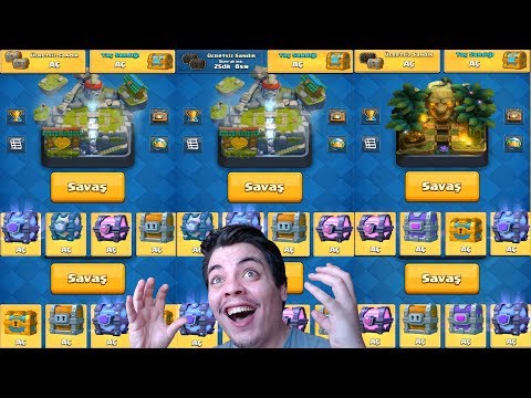 KEKLİĞİMİ!! EN İYİ SANDIK AÇILIMI - 41000 GEM DEĞERİNDE - Clash Royale