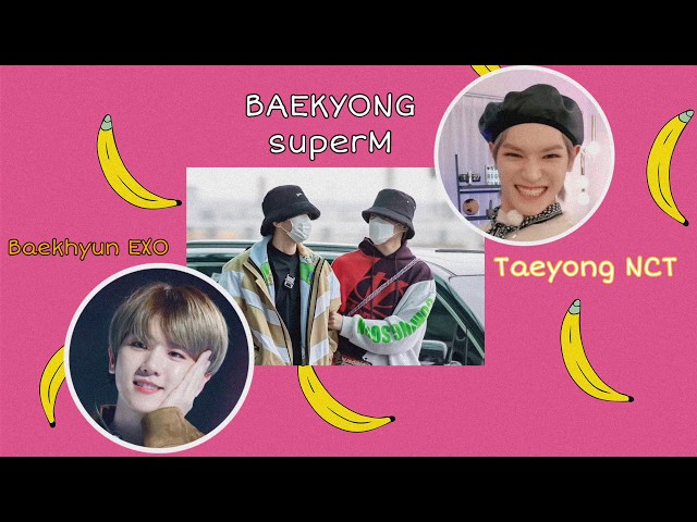taeyong has a BIG crush on baekhyun // baekyong // superM class=
