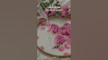 سورة القلم | 💗 Surah Al-Qalam – ﴿قَالُوا سُبْحَانَ رَبِّنَا إِنَّا كُنَّا ظَالِمِينَ﴾ تلاوة خاشعة