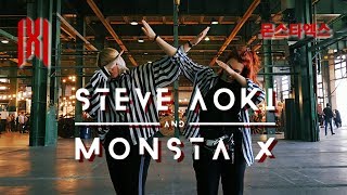 [KPOP IN PUBLIC RUSSIA] Steve Aoki \& Monsta X (몬스타엑스) - Play It Cool | Dance cover by REX