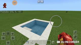 Como fazer uma cascata no minecraft