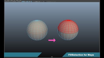 Maya Poly Tool R&D - fillSelection v1.0