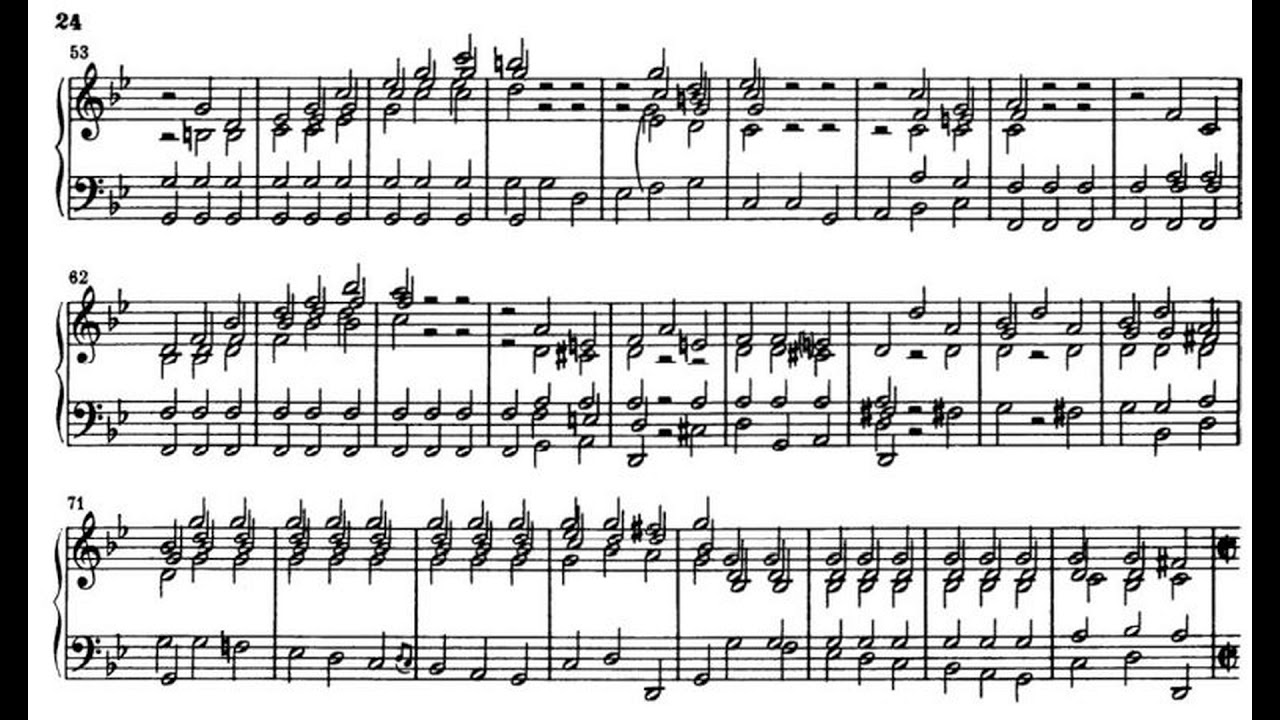 Georg Böhm - Prelude, fugue and postlude for harpsichord audio+sheet music