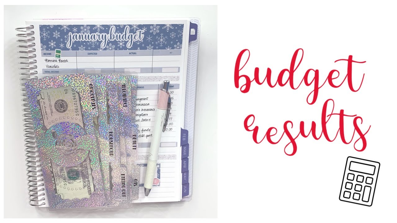 SUCH A GOOD MONTH! | January 2021 Budget Results - Budget with Me