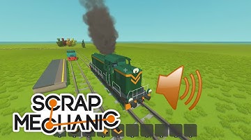 Scrap Mechanic - CUSTOM Locomotive Horn Sounds 🔊