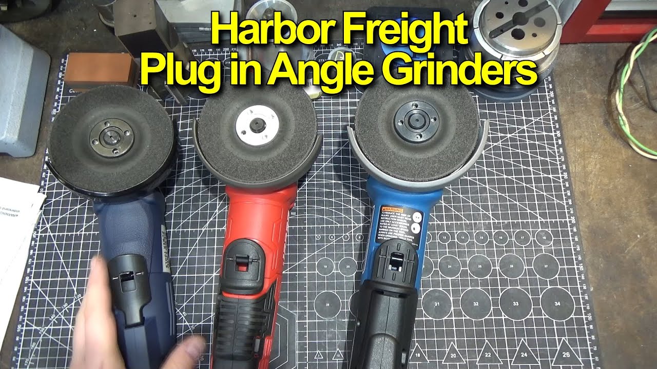 QTR 70 Review Harbor Freight Angle Grinders Chicago, Bauer, and