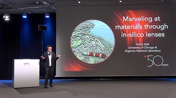 19 MDL - Giulia Galli: Marveling at materials through in-silico lenses