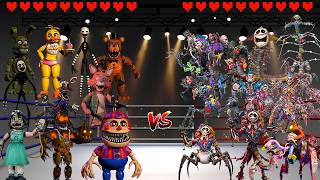 FNAF Level 1 vs The Prototype Level 1000! Meme battle