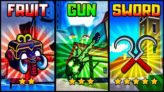 Fruit VS Sword VS Gun In Blox Fruits! | Which Is The Best?