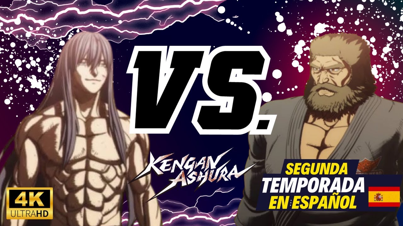 Kengan Ashura Setsuna Kiryu vs Gensai Kuroki en Español 2 temporada