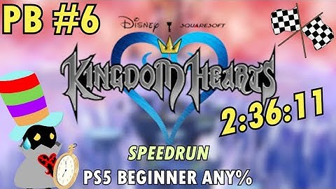 Kingdom Hearts Final Mix Speedrun 2:36:11 (Beginner Any% PS5) - "Secret" Regular Pat Stream