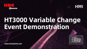 HT3000 Variable Change Event Demonstration