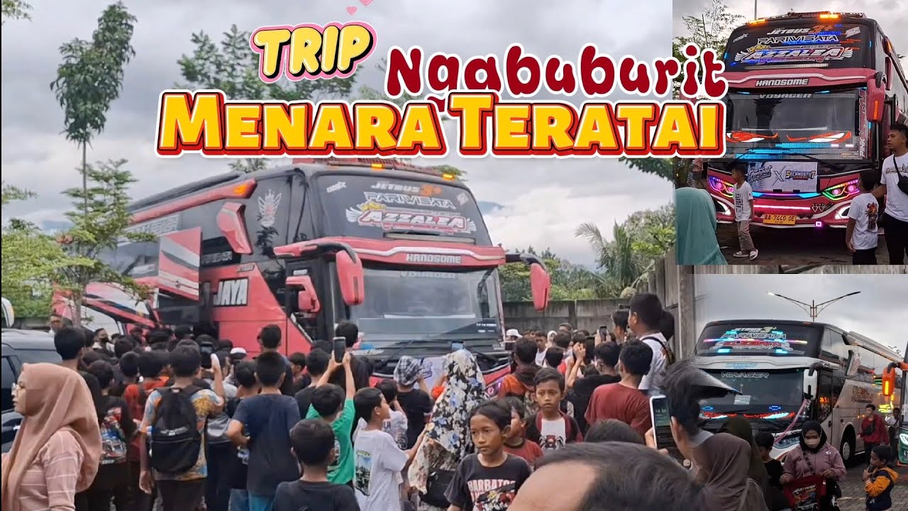 TRIP NGABUBURIT ‼️ MENARA TERATAI FULL BASURI, BUS ARTIS HEBOHKAN 