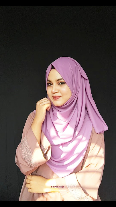 Very Easy Cherry Georgette Hijab Tutorial ✨ #hijabstyle #hijabfashion #viralvideo #shortfeed #shorts