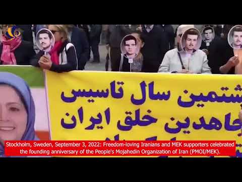 Stockholm, September 3, 2022: MEK supporters celebrated the founding anniversary of the PMOI.