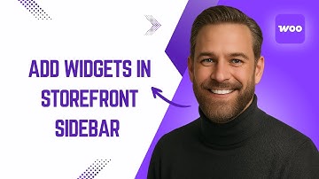 How to Add Widgets in Storefront Sidebar In WooCommerce Fast & Easy!