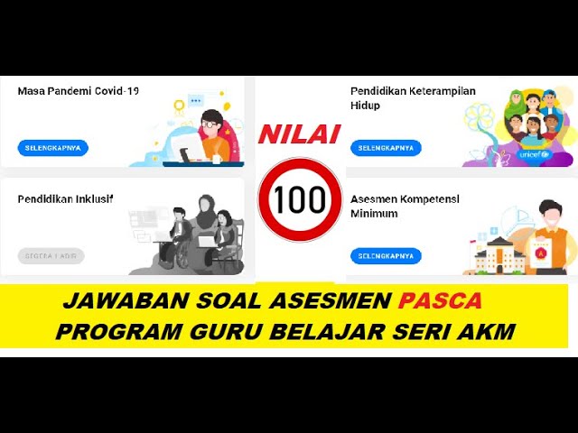 50+ Contoh Soal Dn Jawaban Akm Guru Terlengkap - Dunia Pendidikan