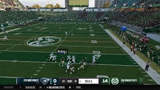 EA SPORTS College Football 25 fcs Northwest sharks vs Colorado State Rams week 2